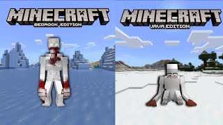 Scp-096 Java vs PE (Bedrock) Add-on Comparison | Minecraft screenshot 1