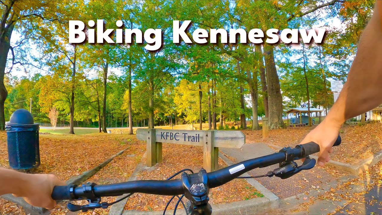 Biking Kennesaw Trail System to Downtown GA YouTube