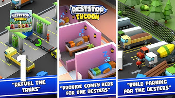 Rest Stop Tycoon: Idle Games Gameplay Walkthrough Part 1 - Level 1 (Android, IOS)