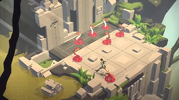 Lara Croft Go | 2-1 - The Swamp of Fangs walkthrough