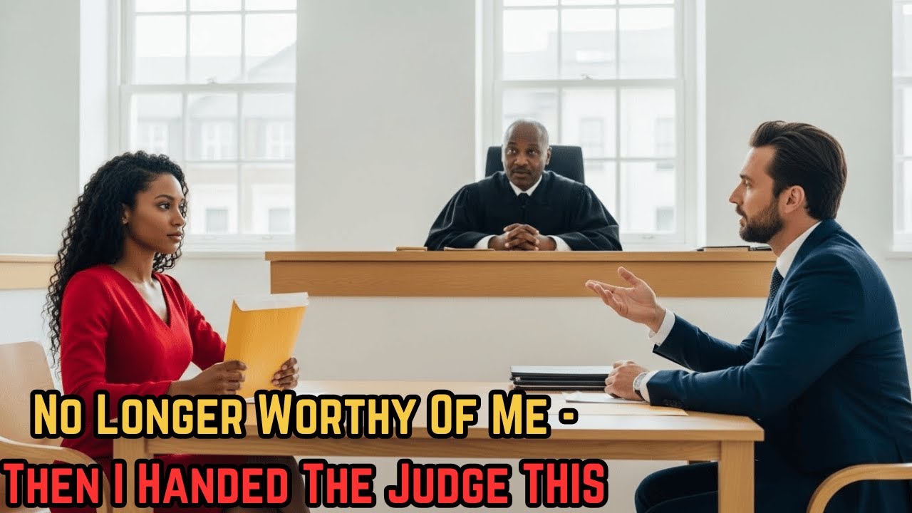 i paid for his medical degree for 6 years, then he divorced me—until the judge opened my envelope.