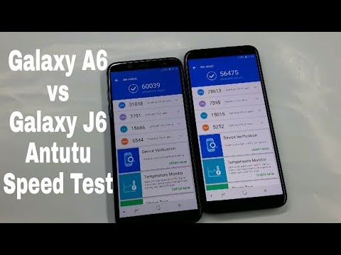 Samsung Galaxy A6 vs Galaxy J6 AnTutu Speed Test