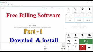 Free For Life-Time Billing Software || How To Download and Install Aronium Billing Software In Hindi screenshot 2