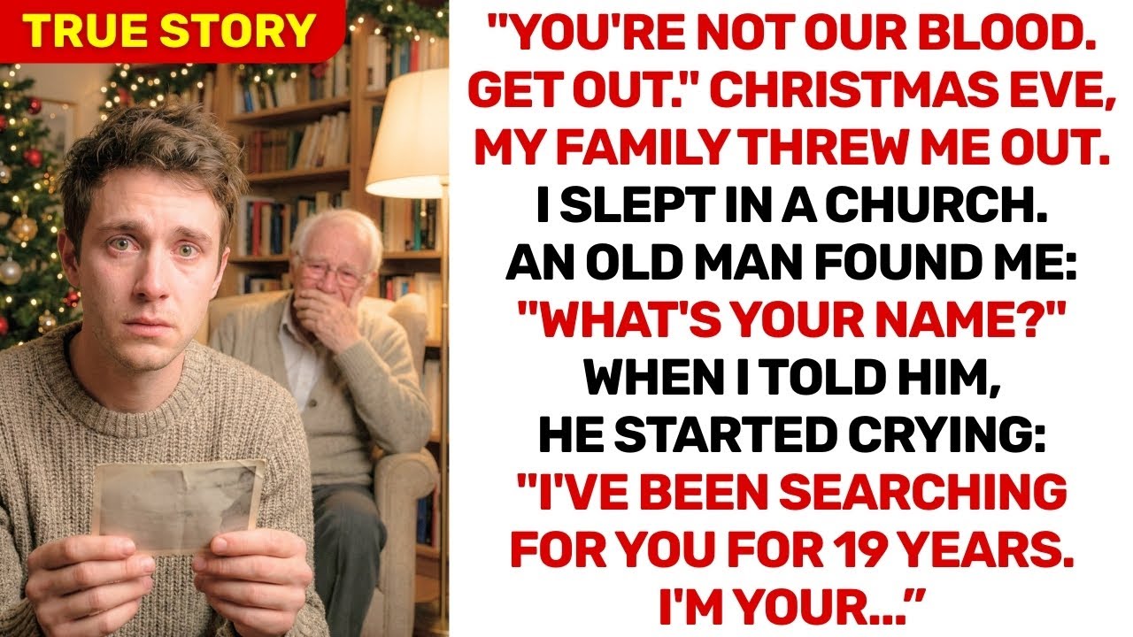 В канун Рождества меня выгнали — я спал в церкви — смотритель спросил: «Когда вы родились?»