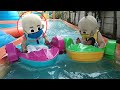 PERSAINGAN KETAT UPIN & IPIN BALAP PERAHU DAYUNG - Kolam Renang Indoor Gofun Bjn - On My Way & Lily