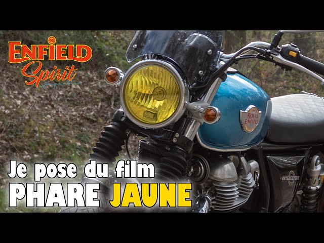 Tutoriel de Pose CreativGarage : Film de Phare Jaune pour Moto