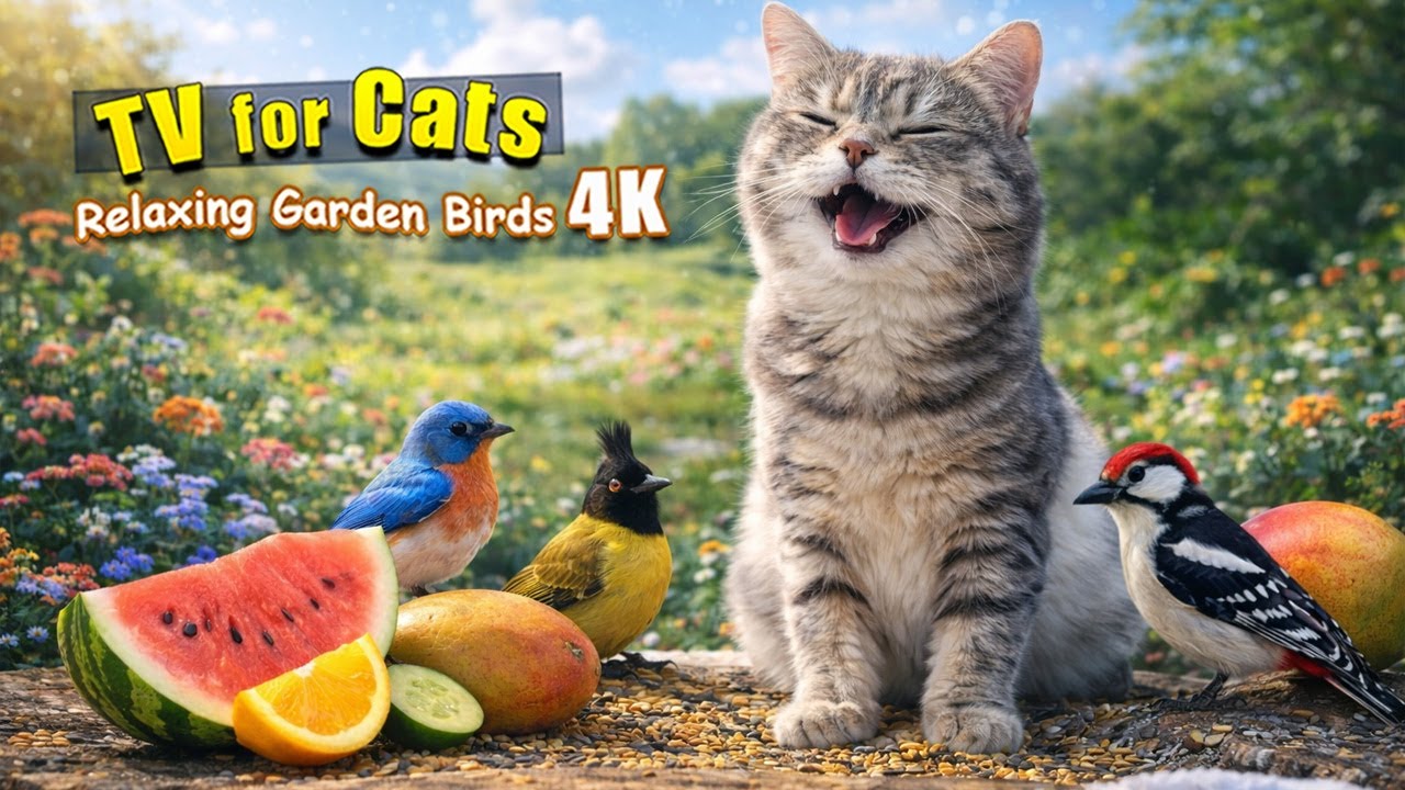 🔥 TV for Pets 😺🐶 Endless Birds & Nature Sounds | Ultimate Relaxing Pet TV 4K HDR
