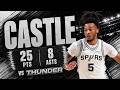 Stephon Castle 25 pts 8 asts vs Thunder 2026 PO G2