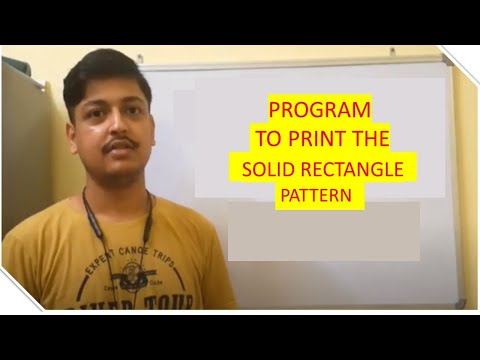 SOLID RECTANGLE PATTERN|| by mridul sir