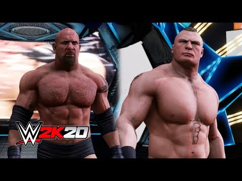 WWE 2K20 - Goldberg Vs Brock Lesnar - FULL MATCH