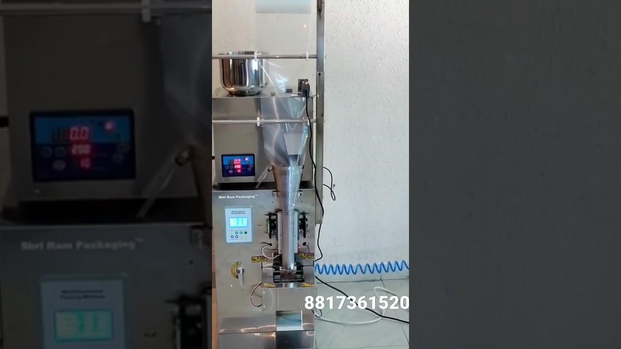 Automatic  Peanut Pouch Packing Machine with nitrogen air flushing