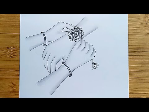 Rakhi Drawing Step By Step