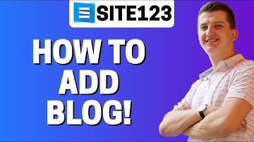 How To Add Blog In Site123