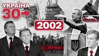 Україна 30. 2002 - Шахтар чемпіон, Лобановський, Скнилівська трагедія, Наша Україна