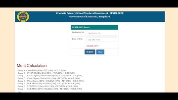 GPSTR Result 2022 Download sts.karnataka.gov.in