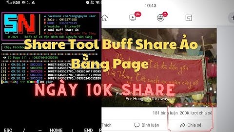 Share Tool Buff Share Ảo Bằng Page Delay 0s , Ngày Lên 10k Share | Share Tool | Sáng Developer