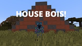 Minecraft Java Edition(1.15.2) episode 2 - BUILDING A HOUSE!