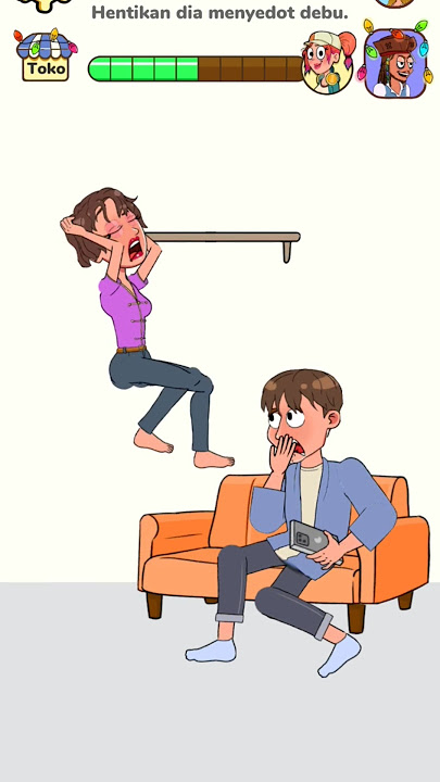 Stop him from vacuuming!🤔😂