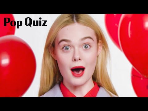 Elle Fanning | Pop Quiz | Marie Claire