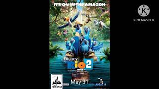 Rio Ii Back At The Apartment Books Are Violent Survival 2015 Disney Au Poster