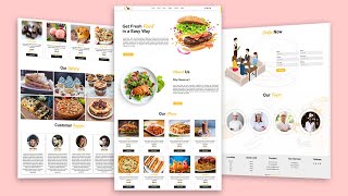 Create A Food Website Design Using | HTML & CSS screenshot 5