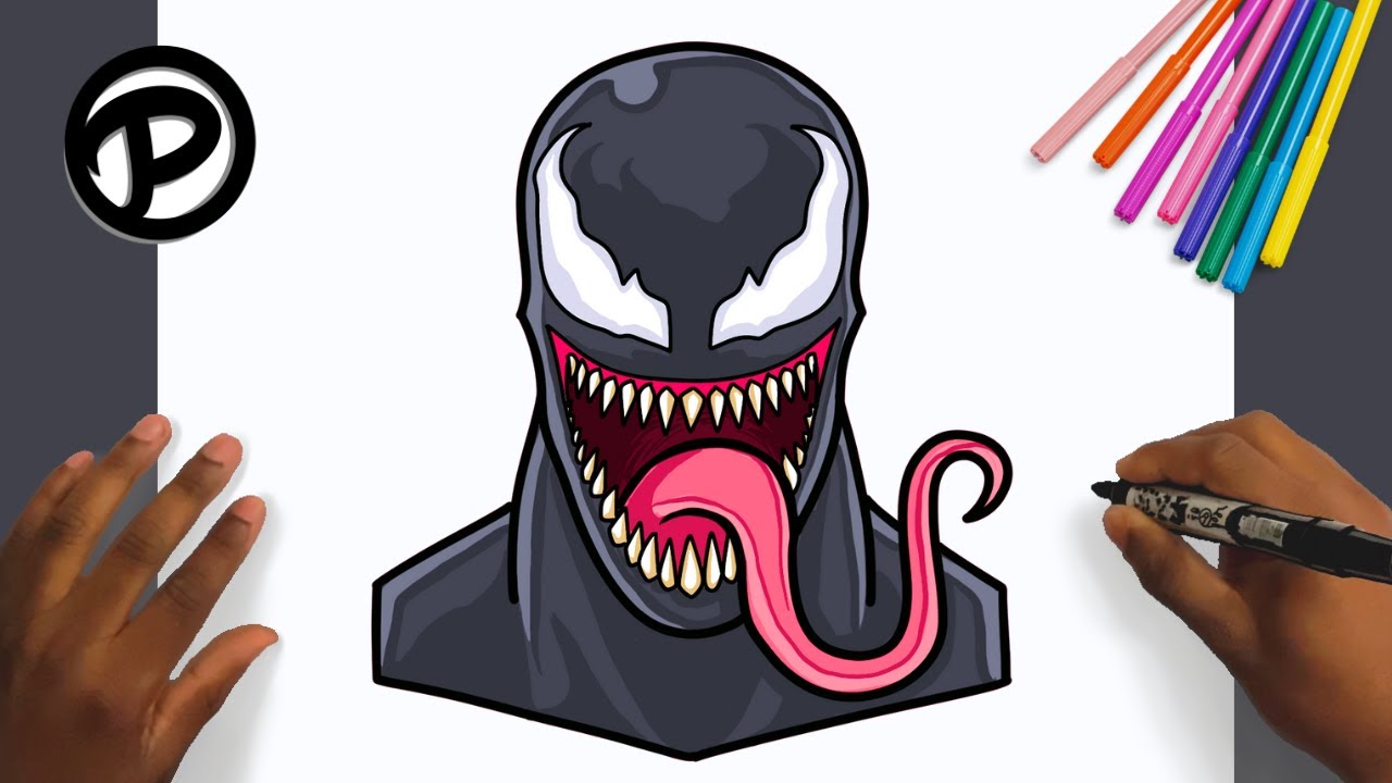COMO DESENHAR O VENOM - YouTube