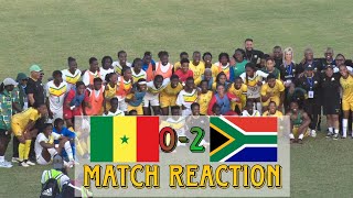 South Africa (Banyana Banyana) 2-0 Senegal (Lionesses of Teranga) match reaction