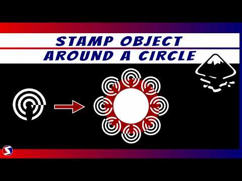 How to Stamp Objects Around a Circle in inkscape - Auto Stamp Design Around a Circle in inkscape