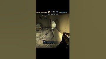 Mirage Window Boost To Peek Underpass CS:GO #Shorts