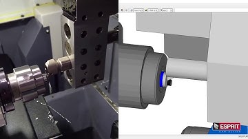 ESPRIT CAM su Citizen Cincom L12 Tornitura Eccentrica