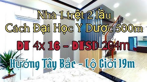 Nhà 1 trệt 2 lầu - Tổng 204m2 Cách Đại Học Y Dược 500m - P.An Khánh - Q.Ninh Kiều - Tp.Cần Thơ.