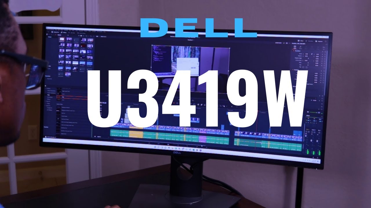 Review of Dell U3419W Ultra Wide Monitor - YouTube