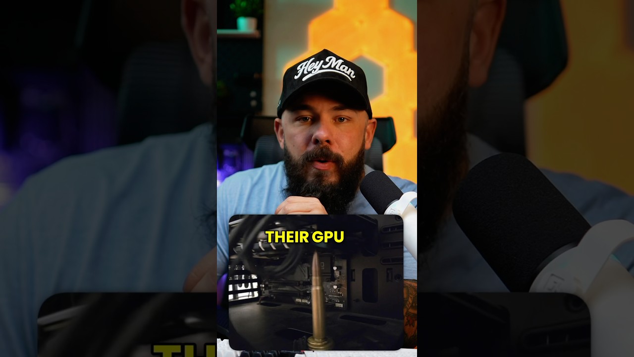 He Used a Bullet in His Gaming PC