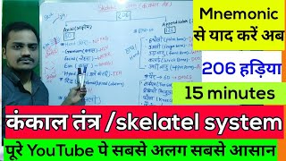 कंकाल तंत्र |skeletal system |bones in human body| biology gk trick| eg Tricks |Mnemonic eg Tricks |