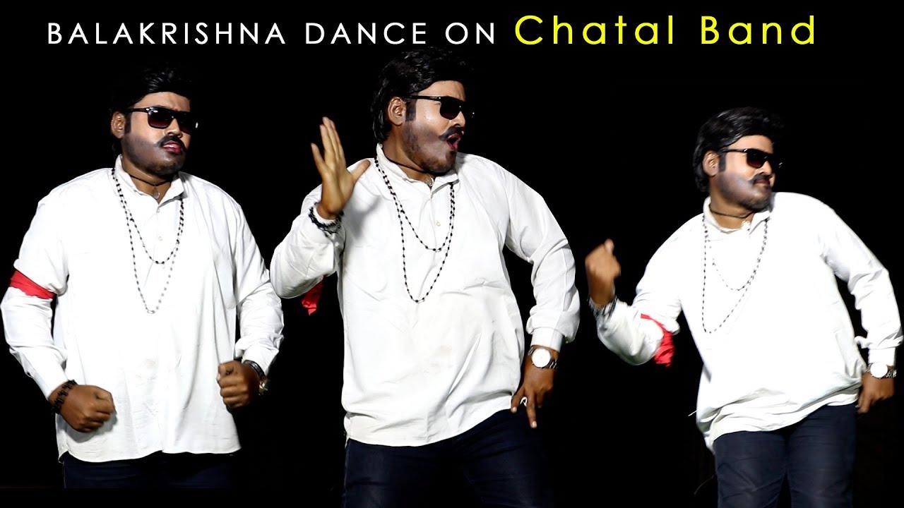 Balakrishna Dance on Chatal Band  Teenmaar dance on Hyderabad Chatal band 2019