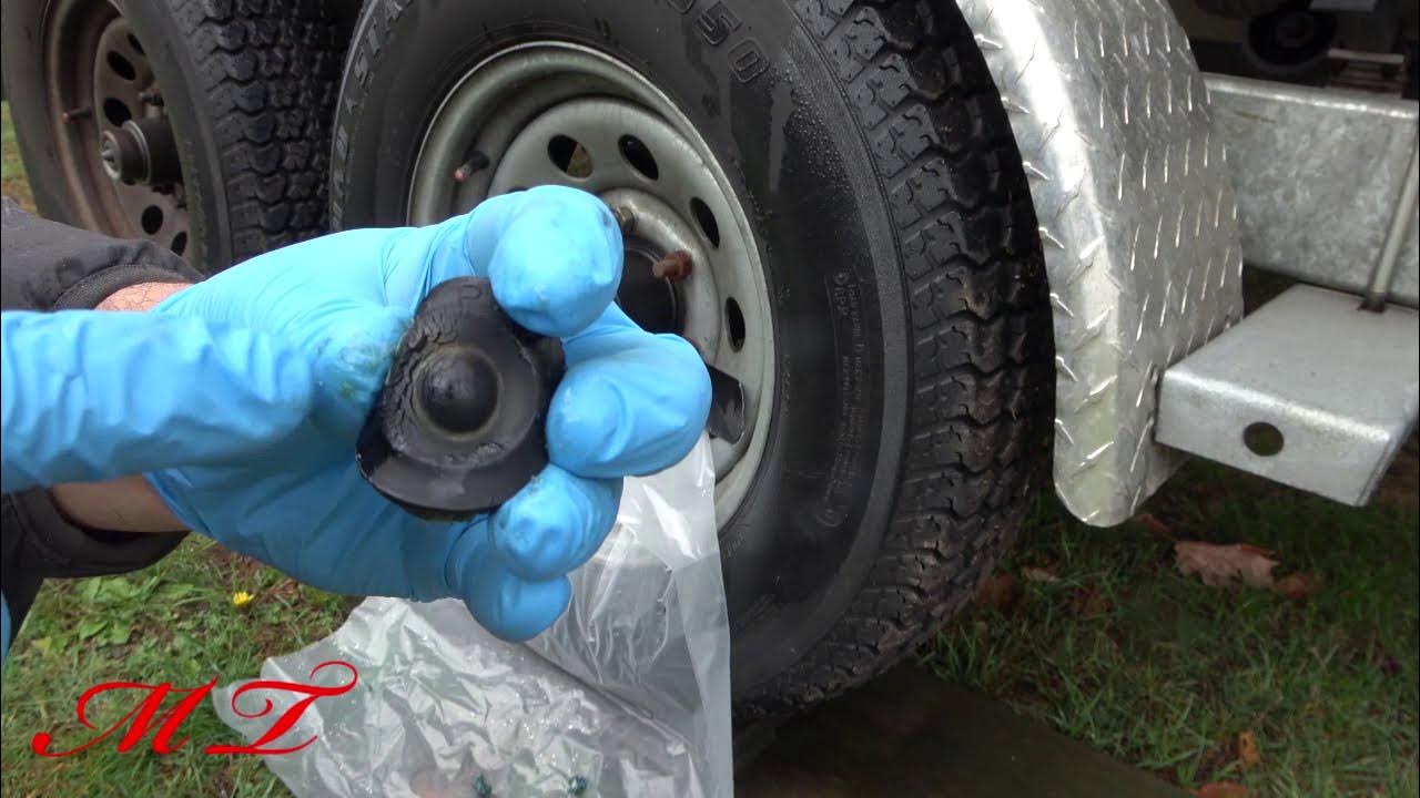 How To Grease Your Trailer Wheel Bearings Properly D I Y - YouTube