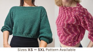 Easy Crochet Alpine Stitch Sweater Tutorial | Step by Step