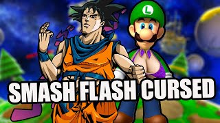 SUPER SMASH FLASH 2 pero con MODS muy CURSEADOS