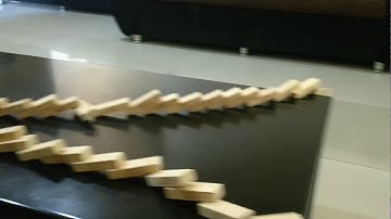 Jenga blocks dominoes effect.. Fun at home