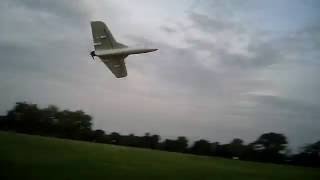 Funjet Ultra with unplanned landing and vertical launch