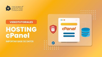 Importar Base de Datos [cPanel]