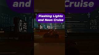 Cyberpunk Vibes Flashing Lights In The Neon