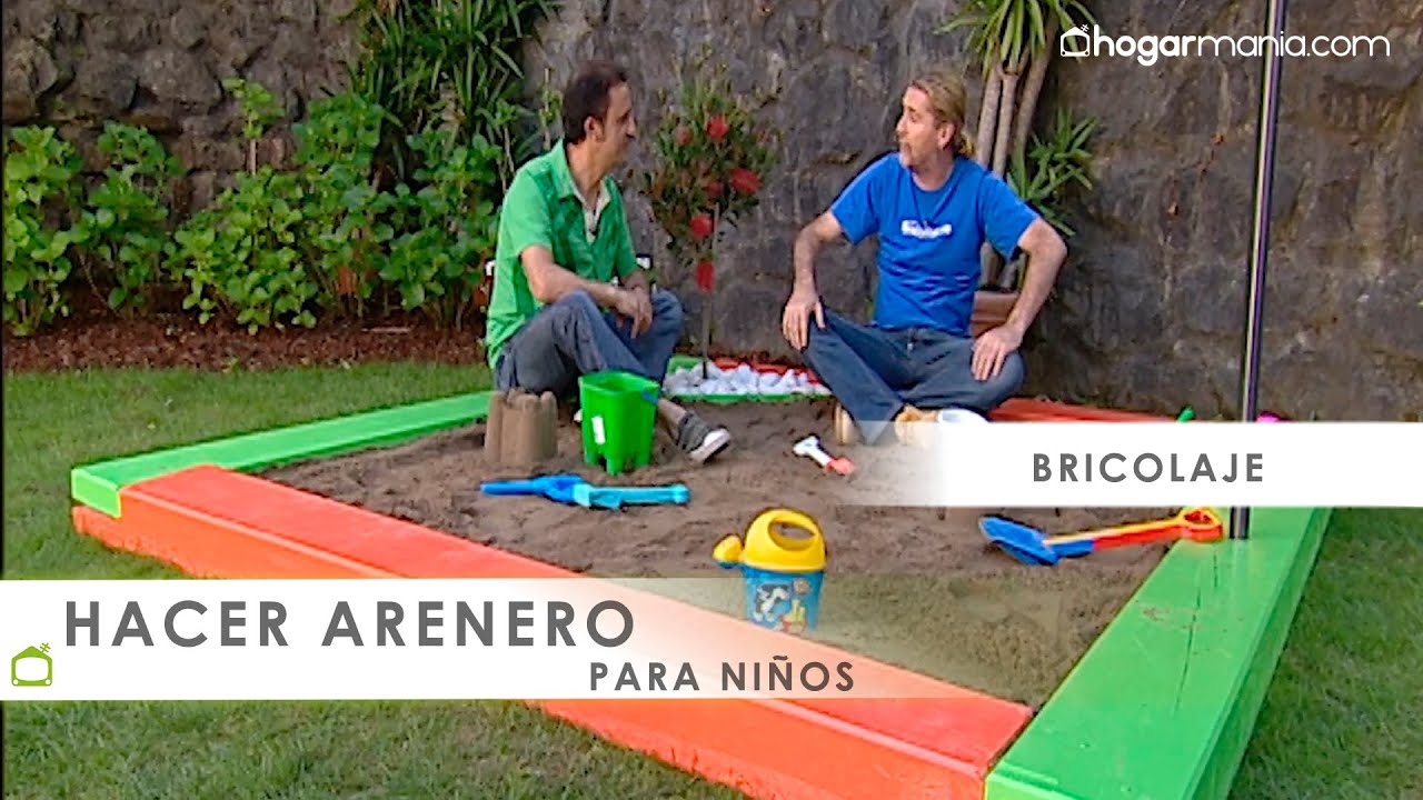 Evacuación prueba Tecnología Cómo hacer un ARENERO infantil? ⛱️ ¡Apúntate esta idea! 👦🏼 Perfecto para  niños 👶🏻- Hogarmanía - YouTube