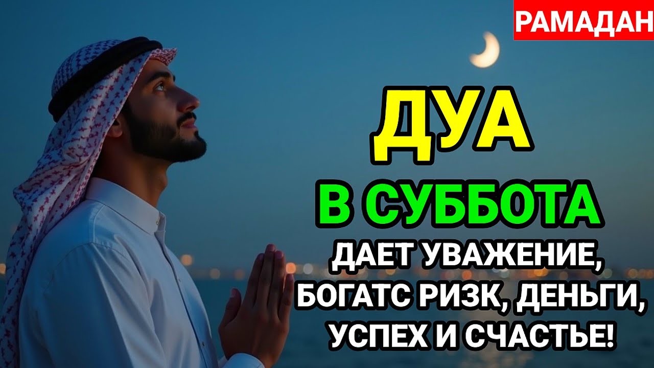 🤲💖САМАЯ СИЛЬНАЯ Дуа в субботу Все желания сбываются!#дуа 