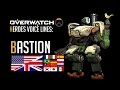 Overwatch - Bastion / All Voicelines in 13 Languages