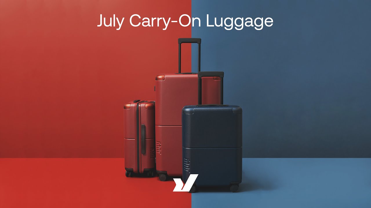 Sleek & Minimal Carry On Travel Luggage From July YouTube