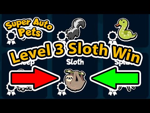 Quadruple lv3 Sloth Hardmode Win！（in old version） : r/superautopets