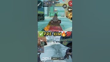 ✅ Perfect Pre-AIM💪🔥💯 Pro Settings in CODM | CODM BR 💪👊 Tutorial in CODM BR #shorts #codmbr #codm #ff