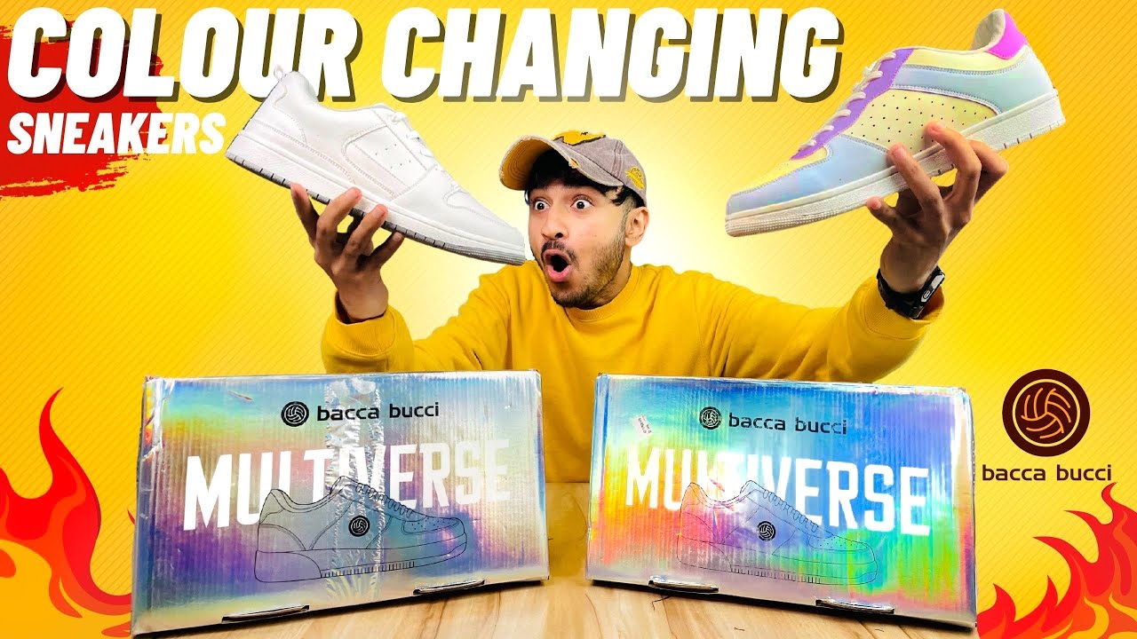 COLOUR CHANGING SNEAKERS 👟 Bacca Bucci Multiverse at Affordable  Price💙 Unboxing & Review 👍