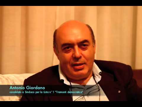 Intervista ad Antonio Giordano candidato sindaco p...